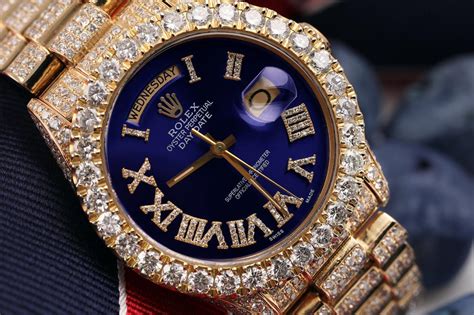 iced out rolex in schachtel|iced out Rolex for sale.